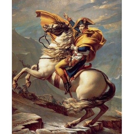  Obraz na płótnie 50x60cm Jacques Louis David Napoleon przekraczający Alpy