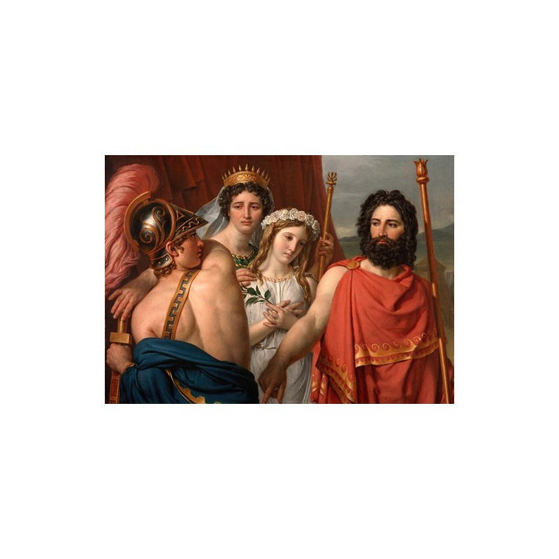  Obraz na płótnie 50x35cm Jacques Louis David Gniew Achillesa