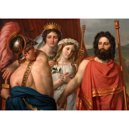  Obraz na płótnie 50x35cm Jacques Louis David Gniew Achillesa