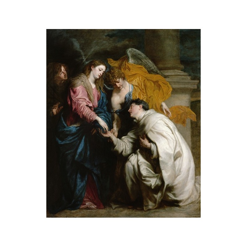  Obraz na płótnie 50x60cm Anthony van Dyck Widzenie błogosławionego Hermana Józefa