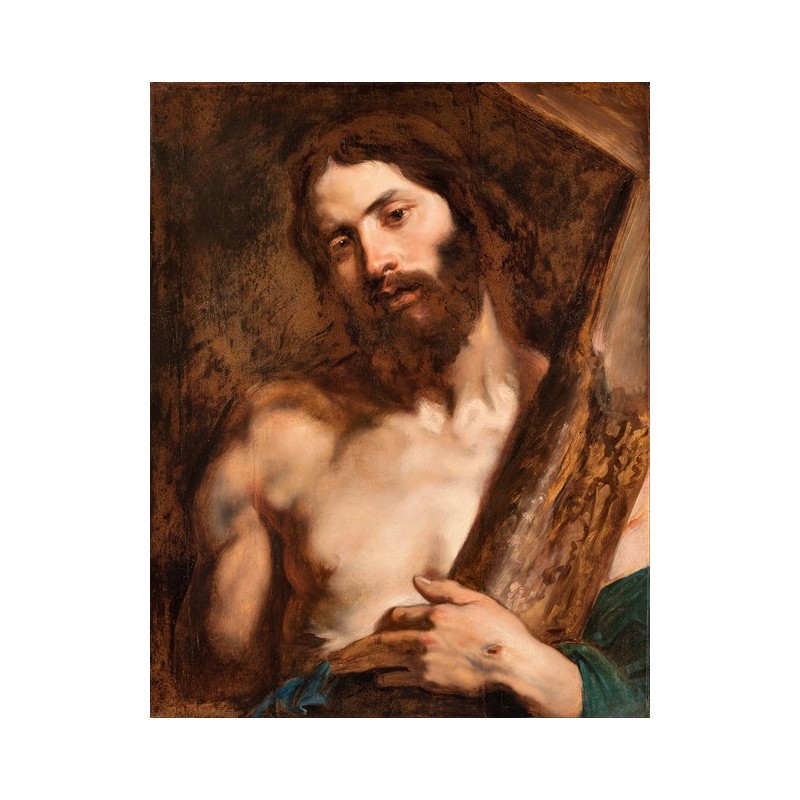  Obraz na płótnie 50x60cm Anthony van Dyck Chrystus niosący krzyż
