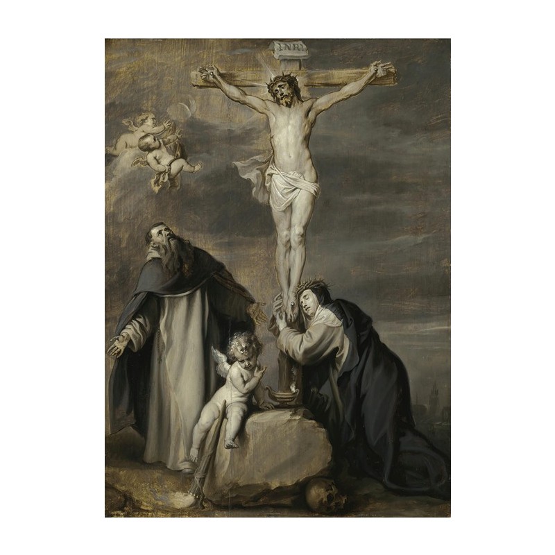  Obraz na płótnie 50x70cm Anthony van Dyck Ukrzyżowany Chrystus