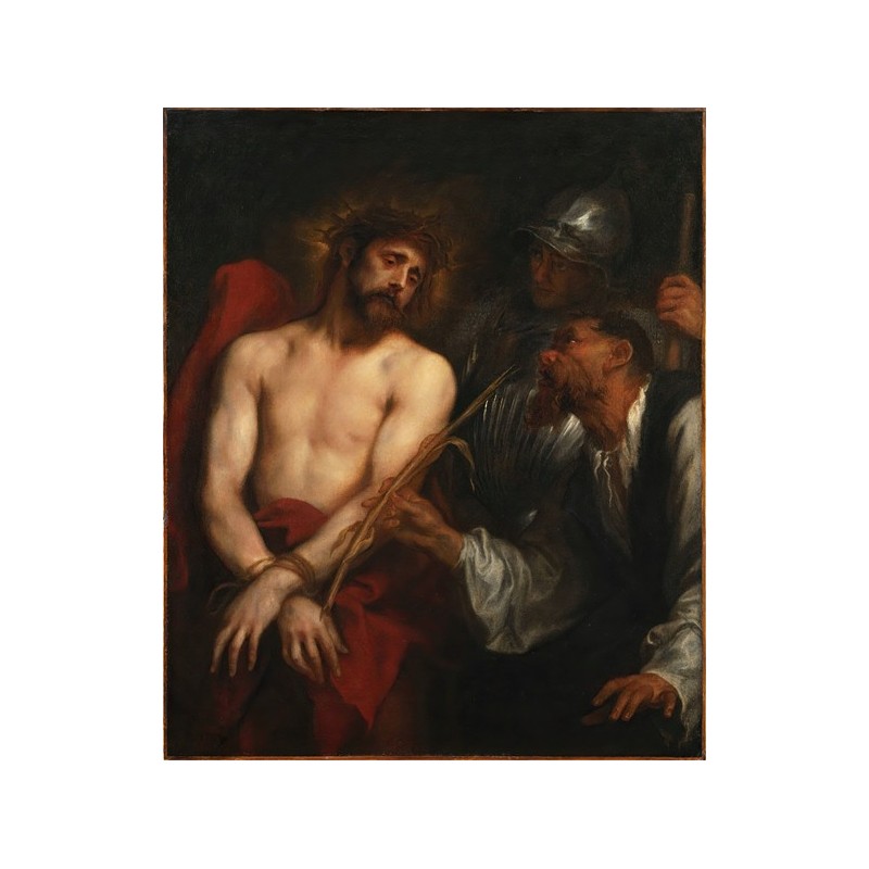  Obraz na płótnie 50x60cm Anthony van Dyck Urąganie Chrystusowi