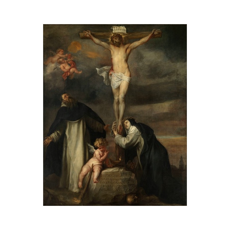  Obraz na płótnie 50x70cm Anthony van Dyck Chrystus na krzyżu