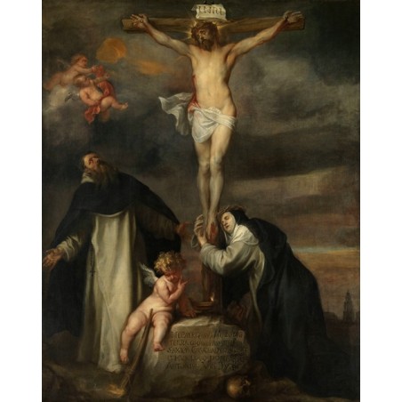  Obraz na płótnie 50x70cm Anthony van Dyck Chrystus na krzyżu