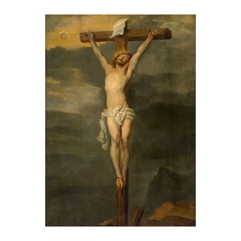  Obraz na płótnie 50x70cm Anthony van Dyck Jezus Chrystus na krzyżu