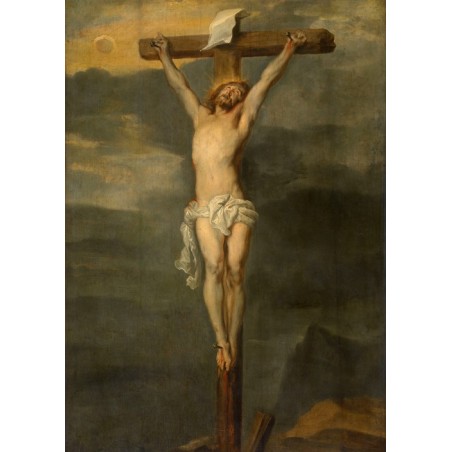  Obraz na płótnie 50x70cm Anthony van Dyck Jezus Chrystus na krzyżu