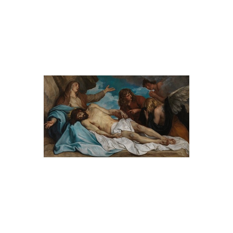  Obraz na płótnie 50x30cm Anthony van Dyck Opłakiwanie śmierci Chrystusa