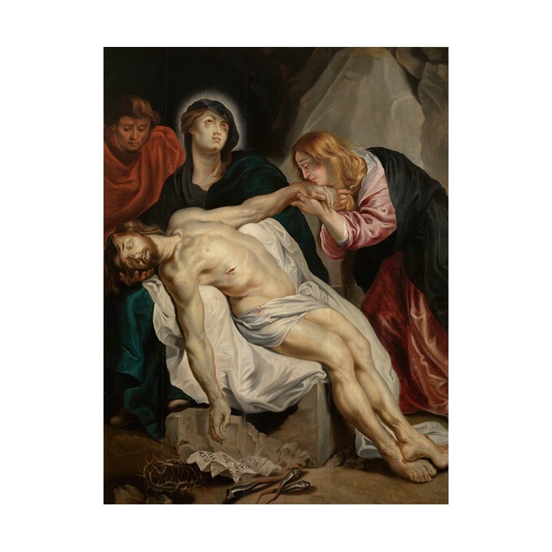  Obraz na płótnie 50x70cm Anthony van Dyck Opłakiwanie Chrystusa