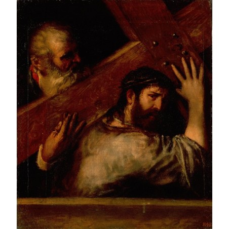  Obraz na płótnie 50x60cm Titian Dźwiganie krzyża