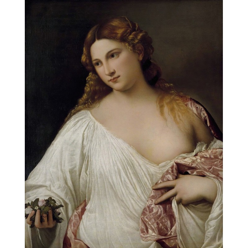  Obraz na płótnie 80x100cm Titian Flora