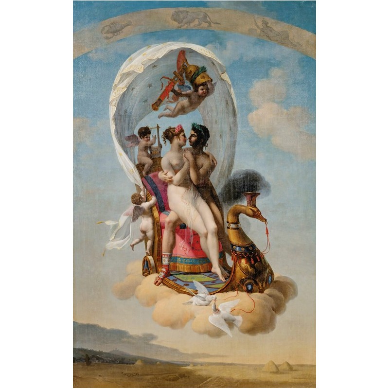  Obraz na płótnie 50x80cm JEAN Baptiste Debret Cztery pory roku Wiosna