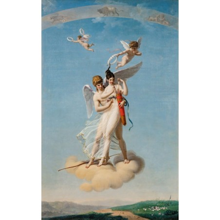  Obraz na płótnie 50x80cm JEAN Baptiste Debret Cztery pory roku Lato