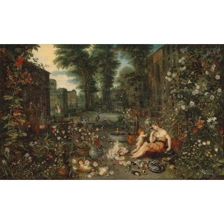  Obraz na płótnie 50x30cm Jan Brueghel the Younger Pięć zmysłów Węch