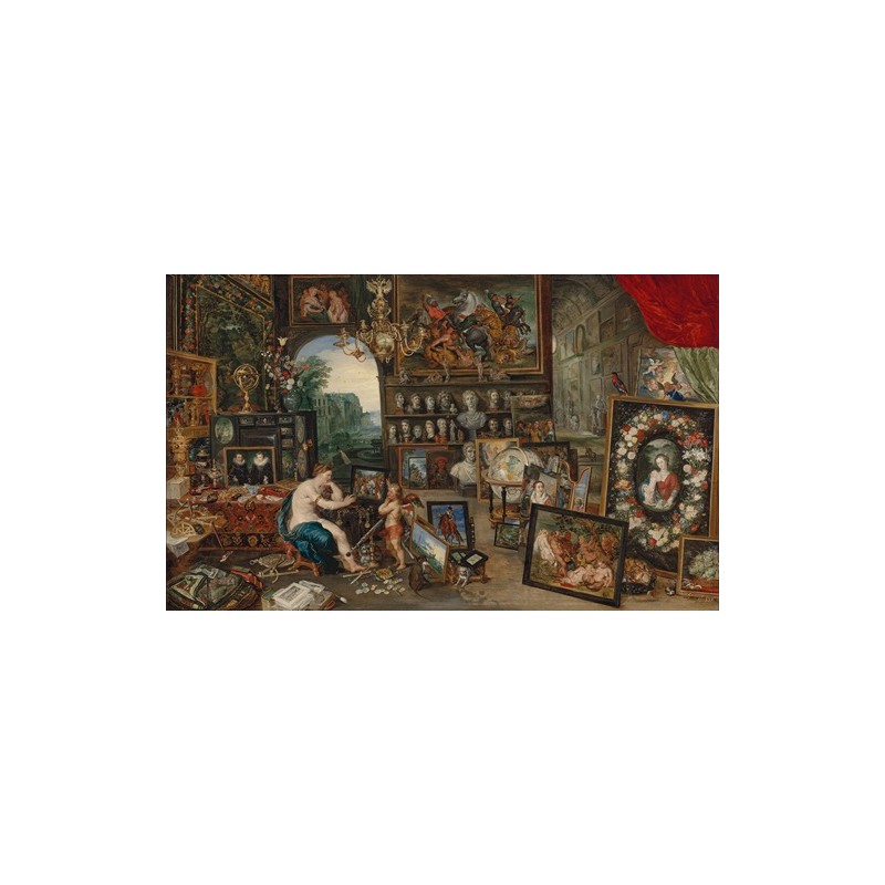  Obraz na płótnie 50x30cm Jan Brueghel the Younger Pięć zmysłów Wzrok