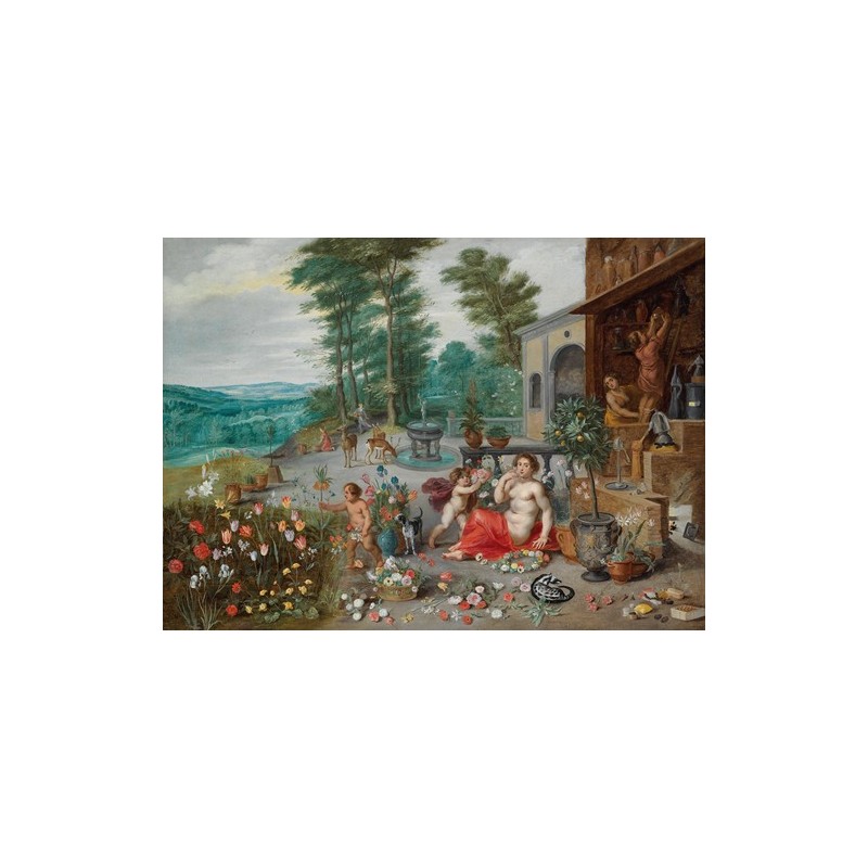  Obraz na płótnie 50x35cm Jan Brueghel the Younger Alegoria węchu
