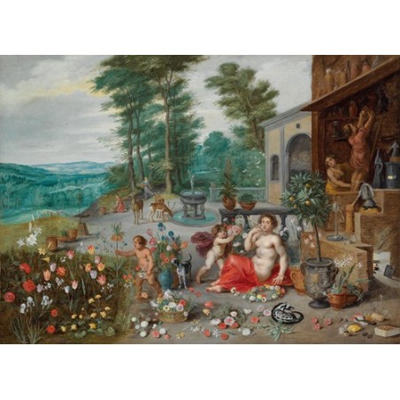  Obraz na płótnie 50x35cm Jan Brueghel the Younger Alegoria węchu