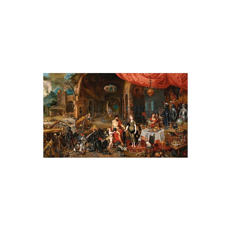  Obraz na płótnie 50x30cm Jan Brueghel the Younger Wenus w kuźni Wulkana
