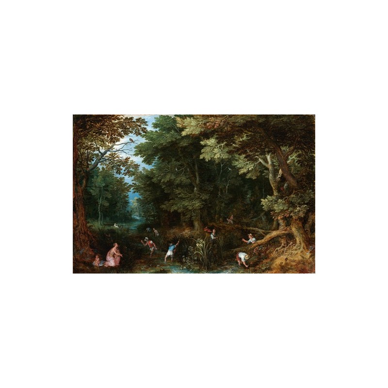  Obraz na płótnie 50x30cm Jan Brueghel the Younger Latona i chłopi licyjscy
