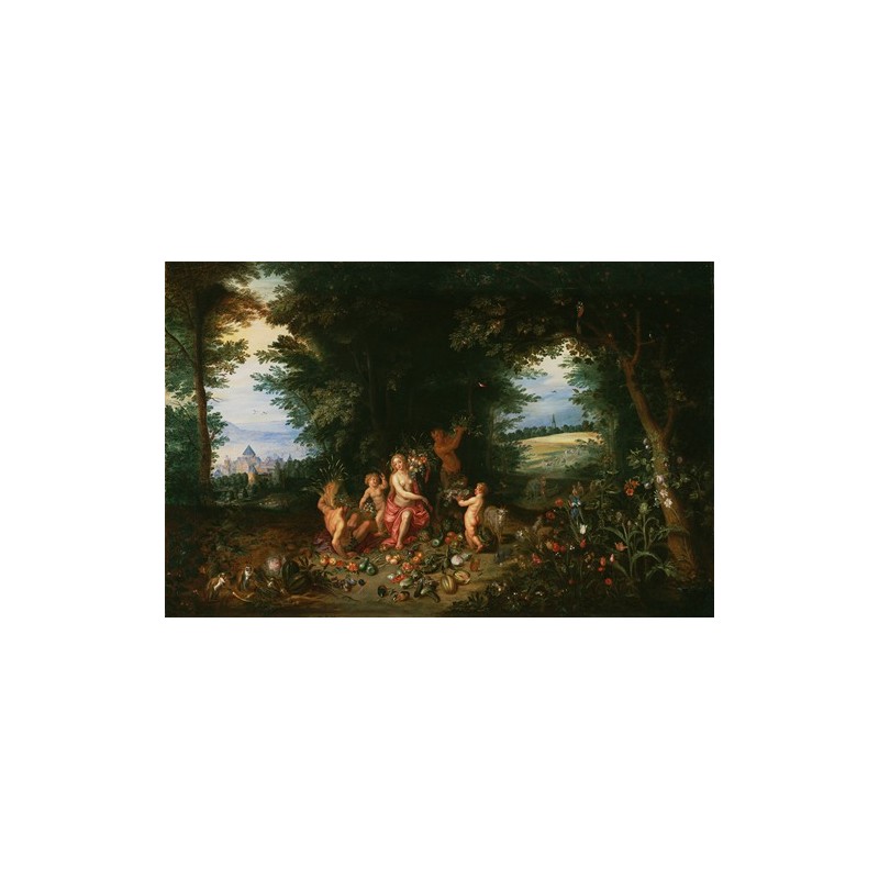  Obraz na płótnie 50x30cm Jan Brueghel the Younger Pejzaż z Cererą