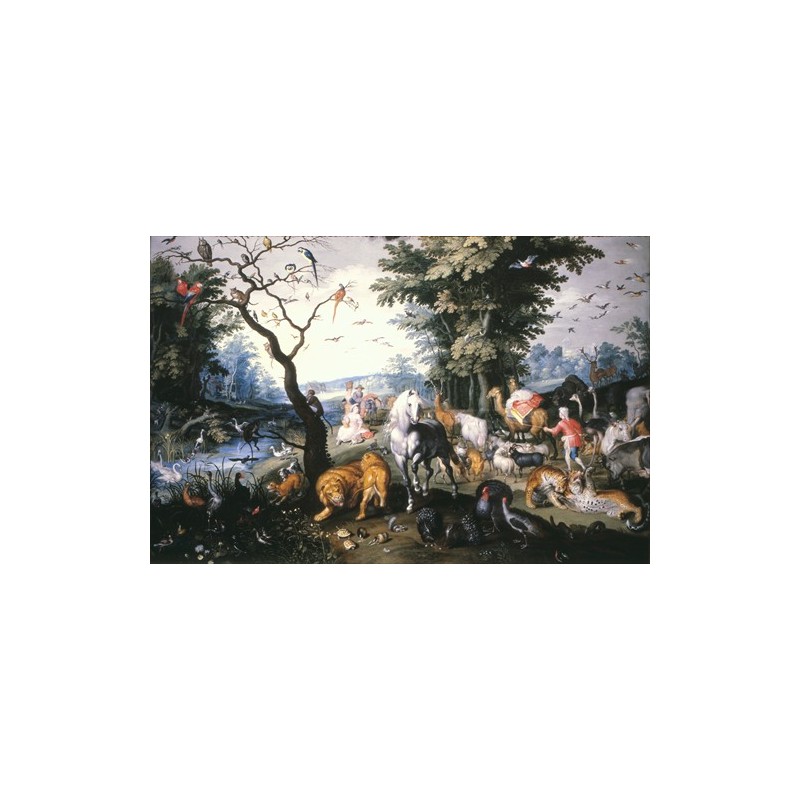  Obraz na płótnie 50x30cm Jan Brueghel the Younger Zwierzęta wchodzące do Arki Noego