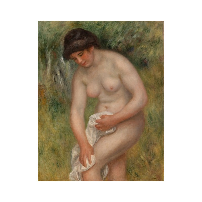 Obraz na płótnie 50x60cm Pierre-Auguste Renoir Kąpiąca się osuszająca ciało