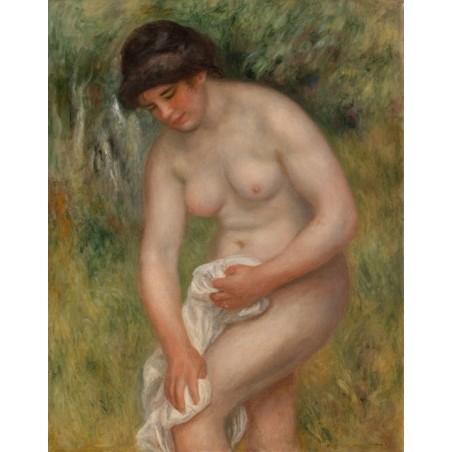  Obraz na płótnie 50x60cm Pierre-Auguste Renoir Kąpiąca się osuszająca ciało