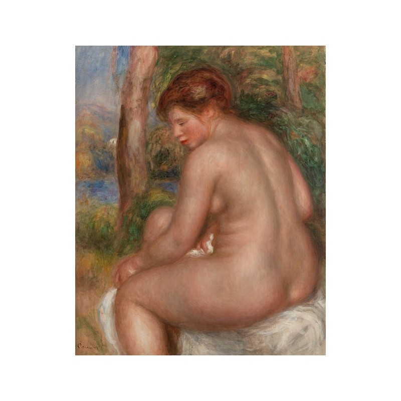  Obraz na płótnie 50x60cm Pierre-Auguste Renoir Kąpiąca się