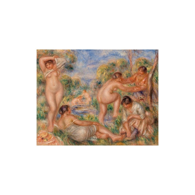  Obraz na płótnie 50x40cm Pierre-Auguste Renoir Grupa kąpiących się