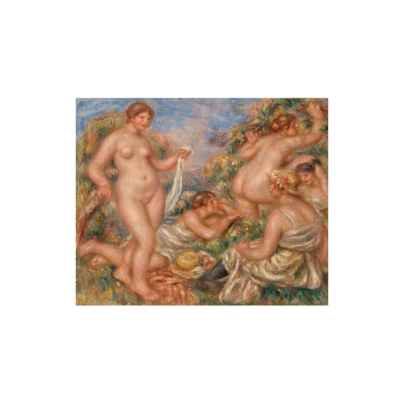  Obraz na płótnie 50x40cm Pierre-Auguste Renoir Kobiety podczas kąpieli