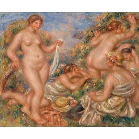  Obraz na płótnie 50x40cm Pierre-Auguste Renoir Kobiety podczas kąpieli