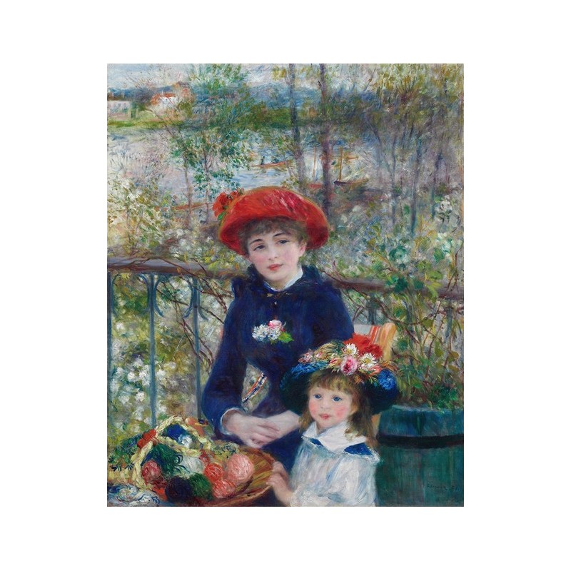  Obraz na płótnie 50x60cm Pierre-Auguste Renoir Dwie siostry
