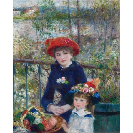  Obraz na płótnie 50x60cm Pierre-Auguste Renoir Dwie siostry