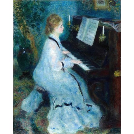  Obraz na płótnie 50x60cm Pierre-Auguste Renoir Kobieta przy fortepianie