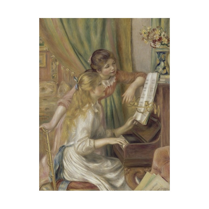  Obraz na płótnie 50x60cm Pierre-Auguste Renoir Dziewczęta przy fortepianie