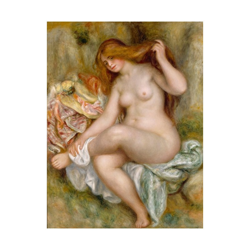  Obraz na płótnie 50x70cm Pierre-Auguste Renoir Kobieta podczas kąpieli