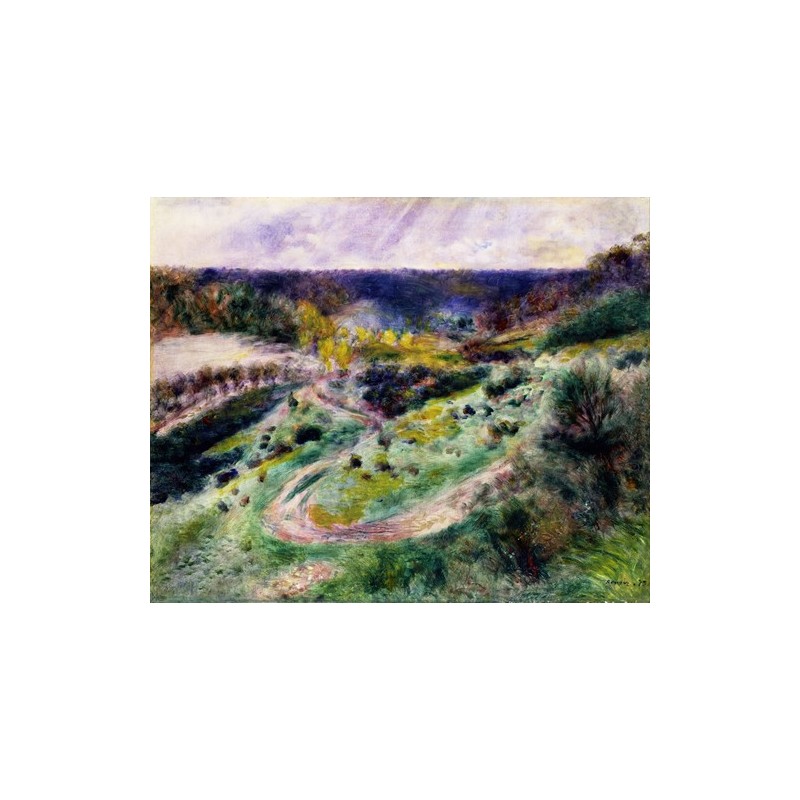  Obraz na płótnie 50x40cm Pierre-Auguste Renoir Droga w Wargemont