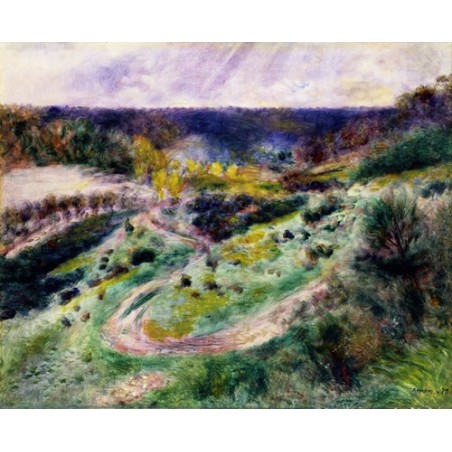  Obraz na płótnie 50x40cm Pierre-Auguste Renoir Droga w Wargemont