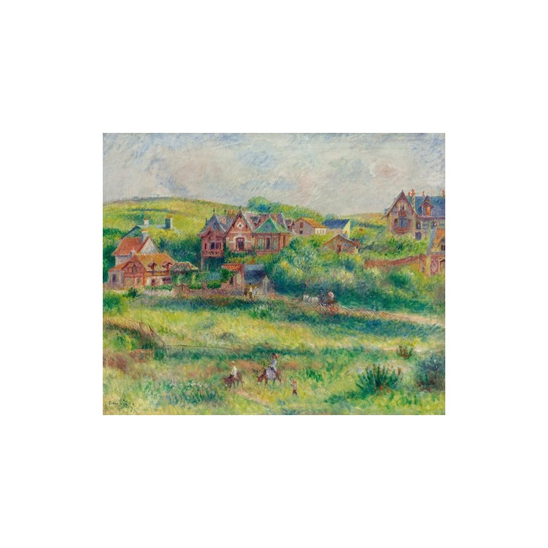  Obraz na płótnie 50x40cm Pierre-Auguste Renoir Domek Blanche Pierson w Pourville