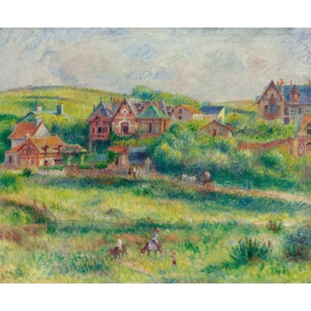  Obraz na płótnie 50x40cm Pierre-Auguste Renoir Domek Blanche Pierson w Pourville