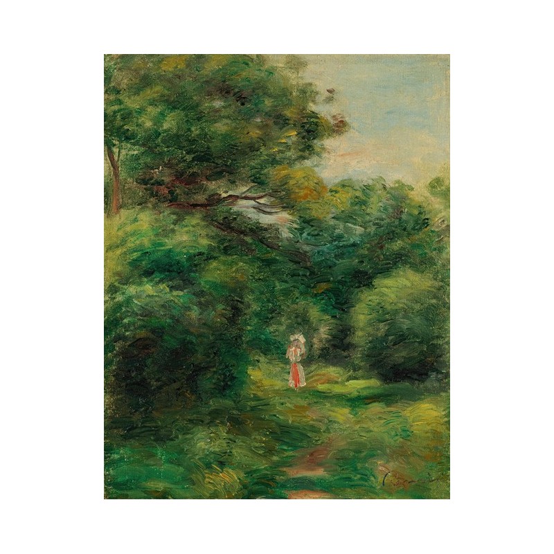  Obraz na płótnie 50x60cm Pierre-Auguste Renoir Leśna alejka