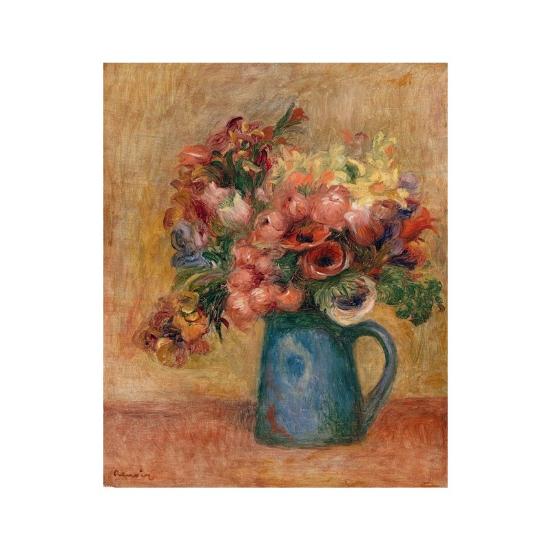  Obraz na płótnie 50x60cm Pierre-Auguste Renoir Wazon z kwiatami