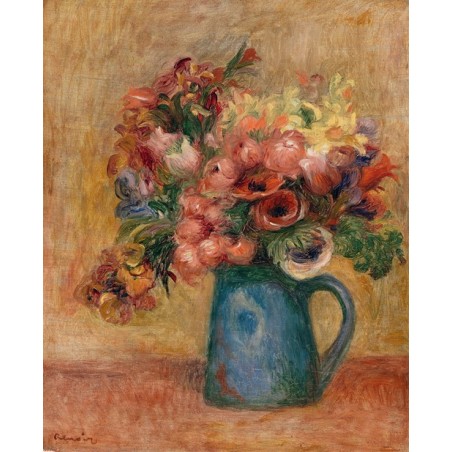  Obraz na płótnie 50x60cm Pierre-Auguste Renoir Wazon z kwiatami