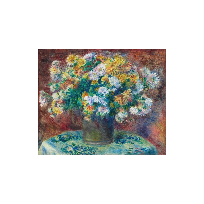  Obraz na płótnie 50x40cm Pierre-Auguste Renoir Chryzantemy