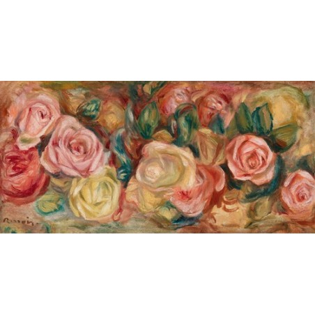  Obraz na płótnie 50x25cm Pierre-Auguste Renoir Róże