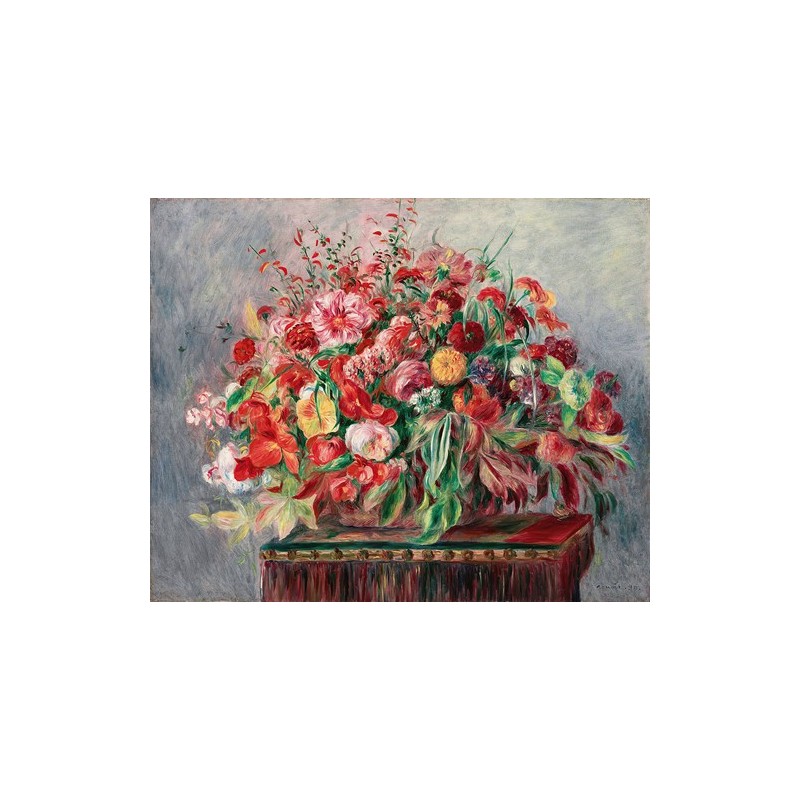  Obraz na płótnie 50x40cm Pierre-Auguste Renoir Kosz kwiatów