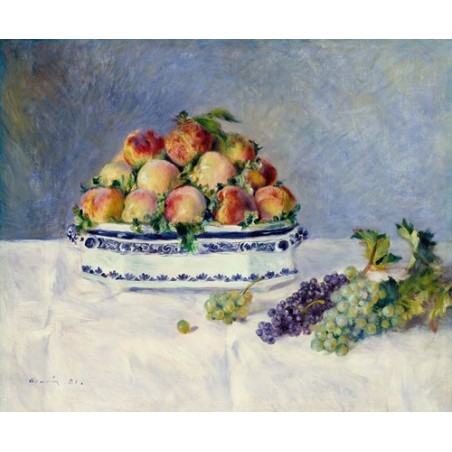  Obraz na płótnie 50x40cm Pierre-Auguste Renoir Martwa natura z brzoskwiniami