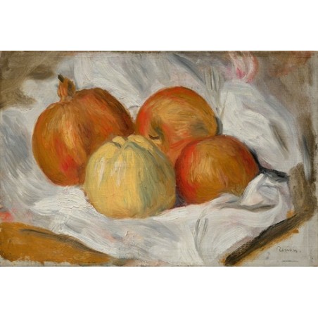  Obraz na płótnie 50x35cm Pierre-Auguste Renoir Jabłka pigwa i granat
