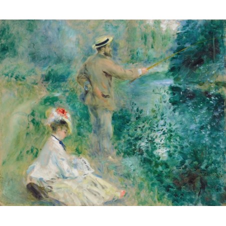  Obraz na płótnie 50x40cm Pierre-Auguste Renoir Wędkarz
