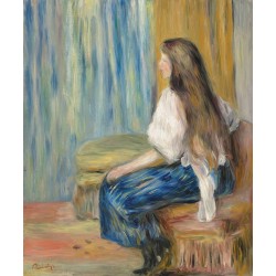  Obraz na płótnie 50x60cm Pierre-Auguste Renoir Kobieta siedząca bokiem